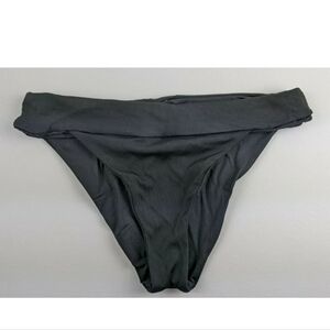 LSpace Ridin High Veronica Bikini Bottom, Black, Women's Large